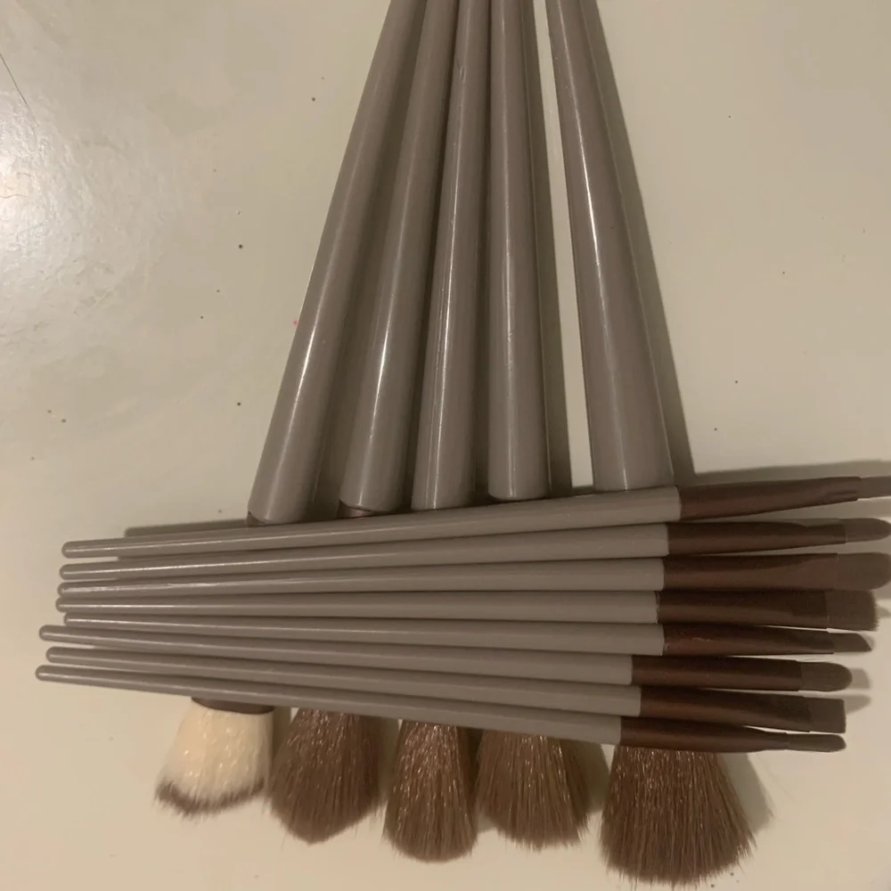 Brush make up 13 pcs brown